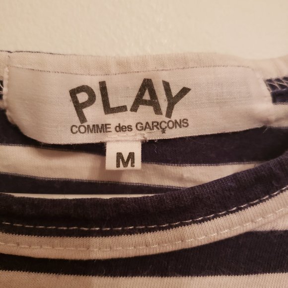 Comme des Garçons PLAY stripe long sleeve - Picture 2 of 3